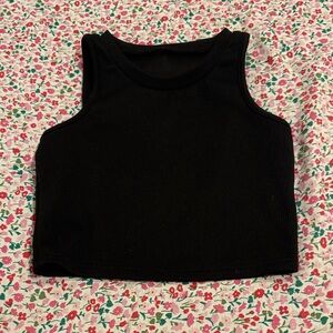 SHEIN Black Crop Top